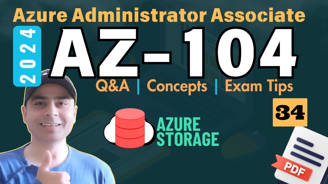 EP34: AZ-104: Exam Dumps | Azure Administrator Certification | PDF #az104 #azure #microsoft